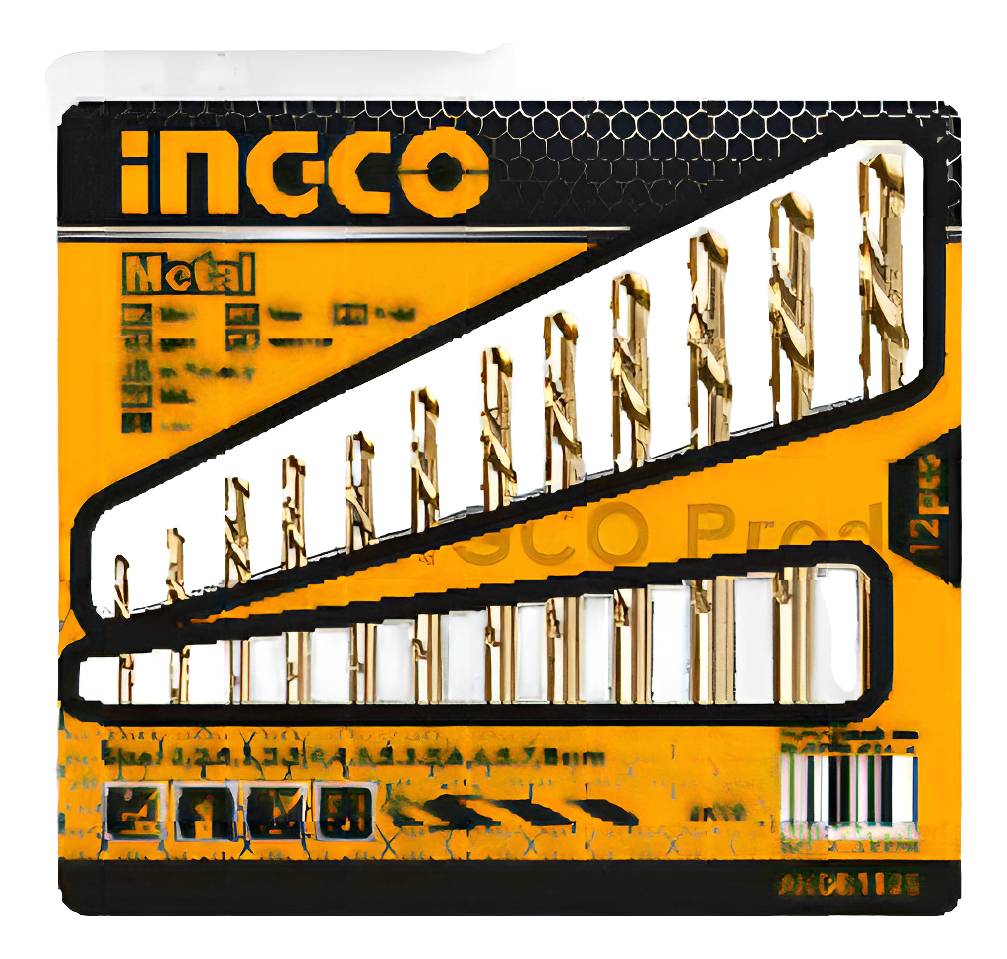 Set 12 Mechas Taladro Metal 2-8mm Blister Ingco Akdb1125 - Imagen 3