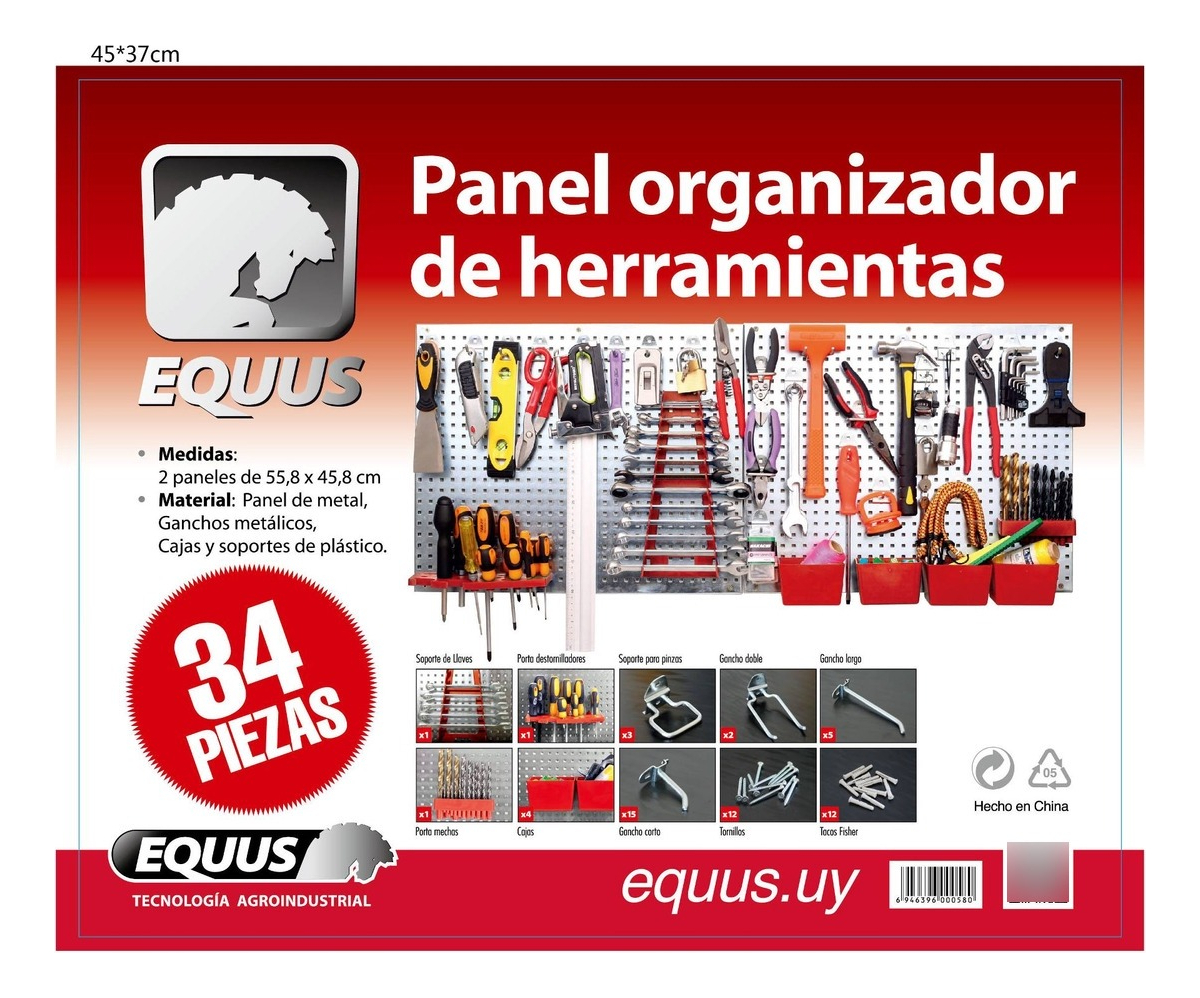 Combo Panel De Herramientas Con Extras Full Tablero Equus - Imagen 8