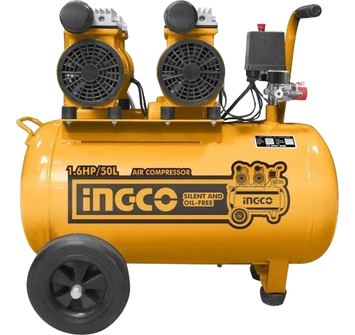 Compresor De Aire Libre De Aceite 50lt 2x08hp Ingco - Imagen 3