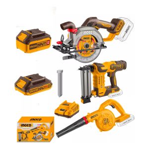 Combo Sierra Circular A Bateria 140mm 20v P20s Brushless + C