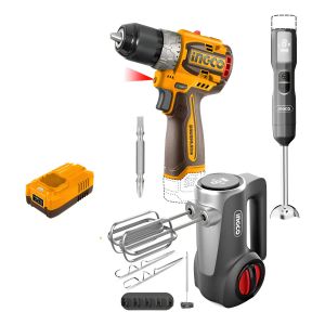 Combo Atornillador 16v M16+ Mixer + Batidora + 2 Baterias