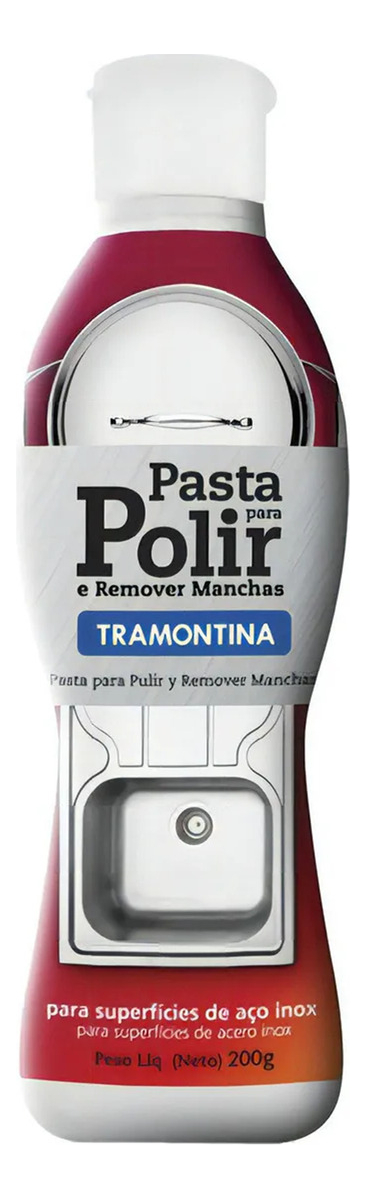 Pasta Para Pulir Tramontina 200g Color Gris - Imagen 3