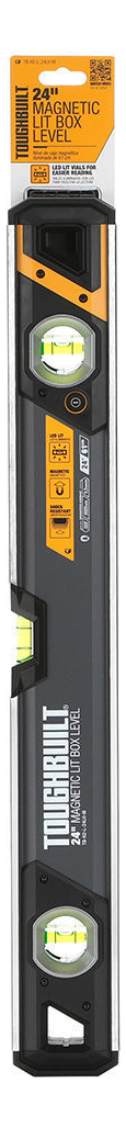 Nivel Magnético Burbuja Iluminada 60cm Tb-h2-l-24lh-m Toughb - Imagen 5