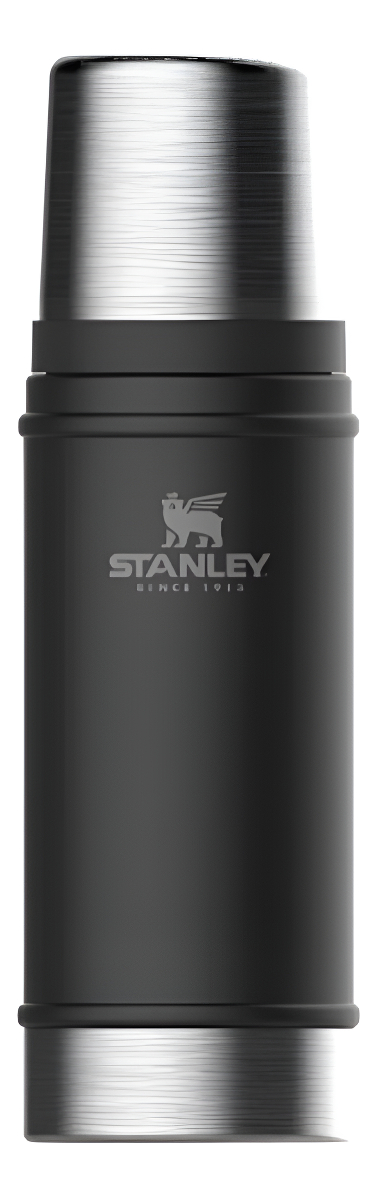 Termo Stanley Classic Negro 591ml Tapón Cebador