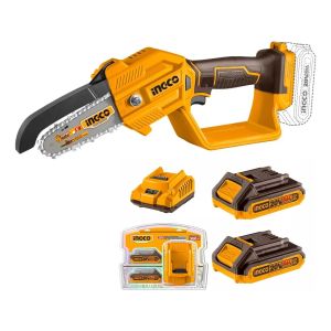 Mini Motosierra 5 20vp20s Cgsli2058 + 2bat + Cargador Kirkor