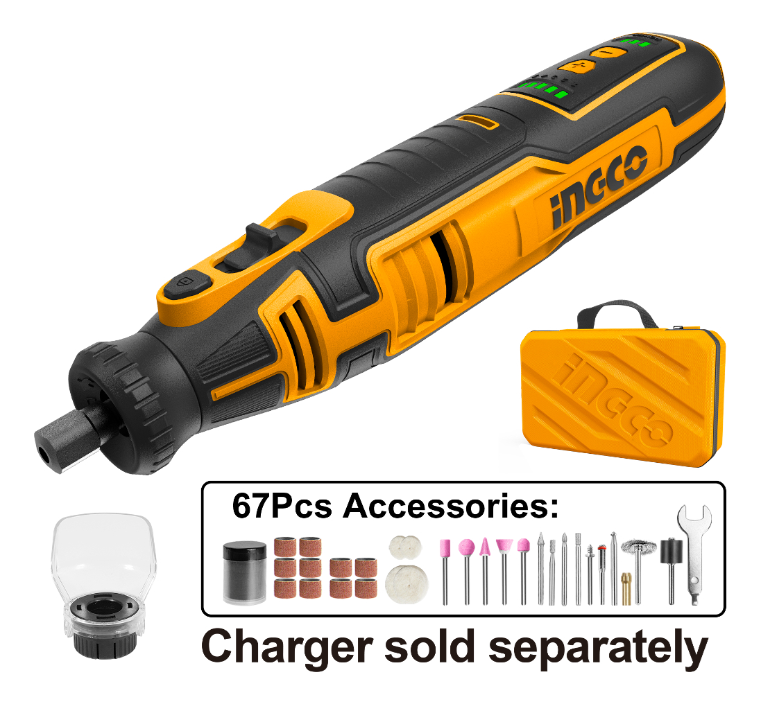 Mini Torno A Bateria 8v Tipo C Con Valija+ Accesorios - Imagen 2