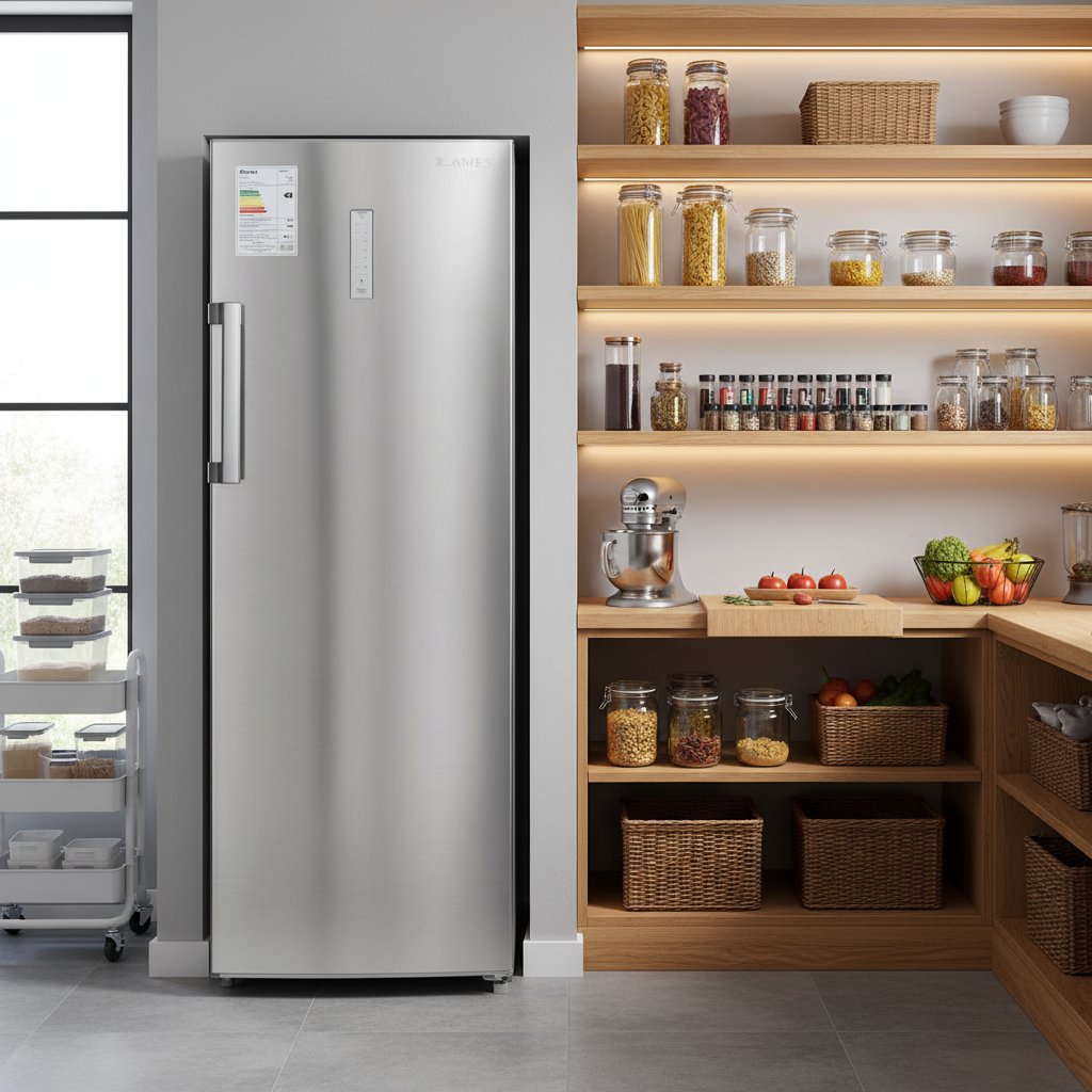 Freezer Vertical James Frio Seco 250 Lts Inox - Imagen 2