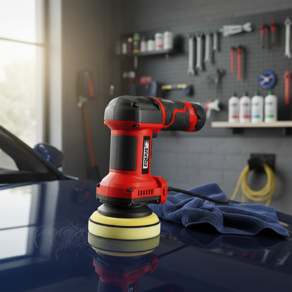 Pulidora De Auto Equus Inalámbrica 12v Rojo - Imagen 2