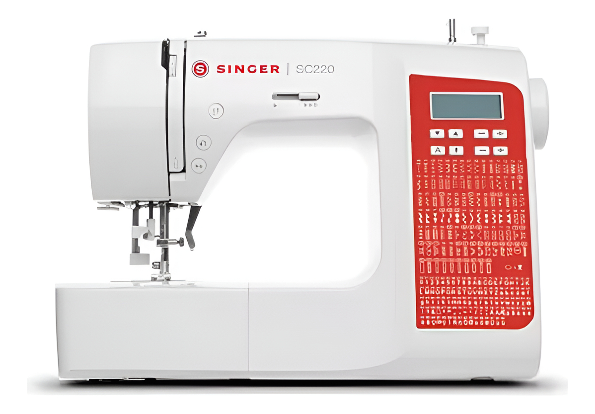 Máquina De Coser Singer Sc220-rd Portable Blanca 127v