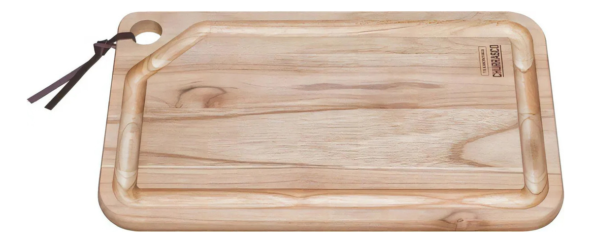 Tabla De Madera Tramontina Rectangular 60x36cm Asado Picada - Imagen 3