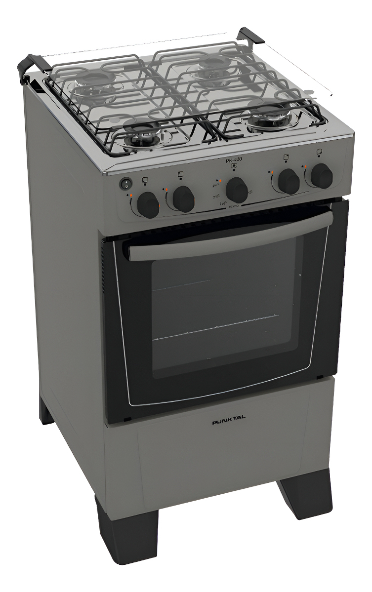 Cocina A Supergas Punktal Titanium Pk-420 4 Hornallas