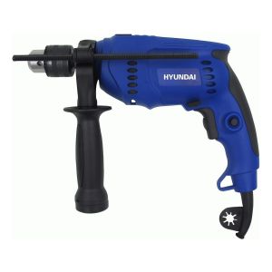 Taladro De Impacto Hyundai Hyid111 700w Con Mango Auxiliar 50 Hz