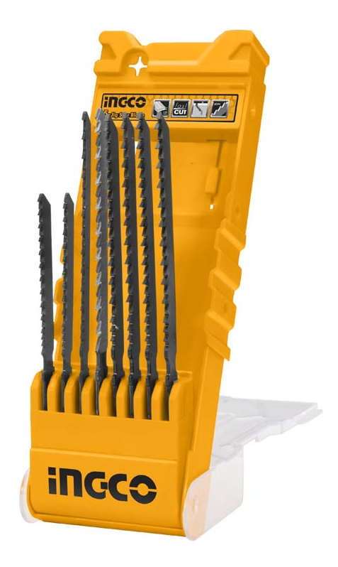 Kit 8 Hojas Sierras Para Caladora Madera Metal Ingco Akd8088