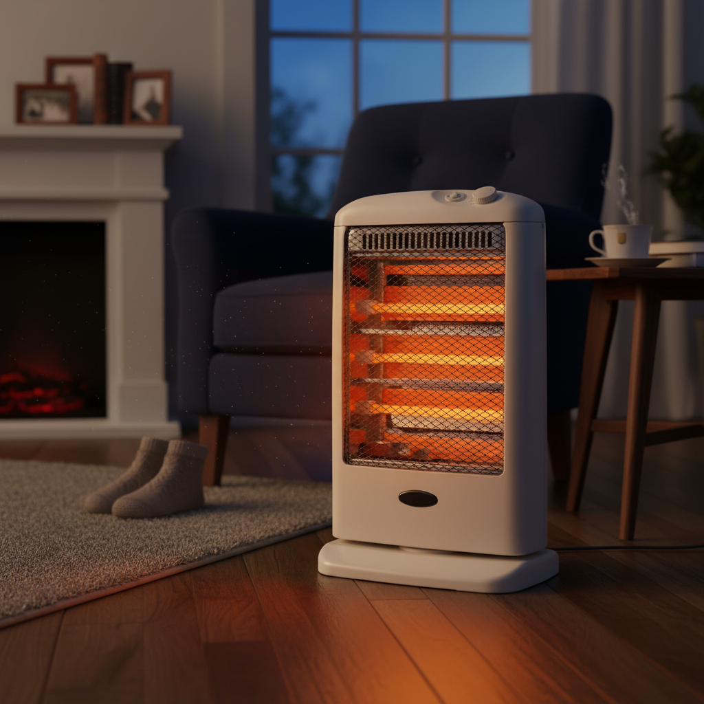 Estufa Electrica James 1200w 3niv De Temp Oscilante Che1200 - Imagen 2