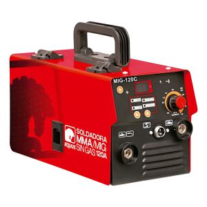 Soldadora Inverter Digital Igbt Mma Mig-120c Sin Gas 120a Eq