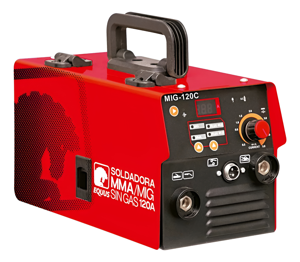 Soldadora Inverter Digital Igbt Mma Mig-120c Sin Gas 120a Eq