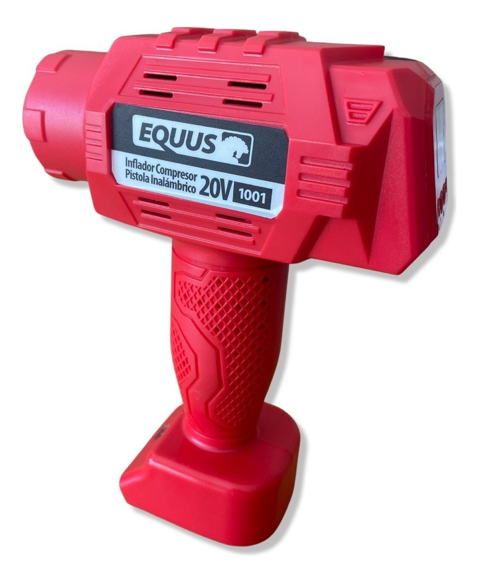 Inflador Compresor Pistola Inalámbrico Equus 20v Equus Rojo - Imagen 7