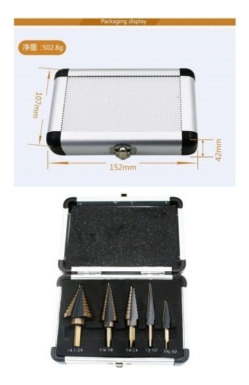 Mechas Conicas Broca Escalonada Equus 5 Unidades - Imagen 6