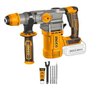 Rotomartillo A Bateria 20v 28mm Ingco Crhli20288 S/bat S/car