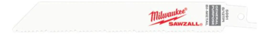 Hoja De Sierra Sable Bi Metal Universal 8/12t 15cm 48-00-509