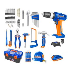 Set 119 Pcs Taladro Con Percutor Wadfow Wdt1b119