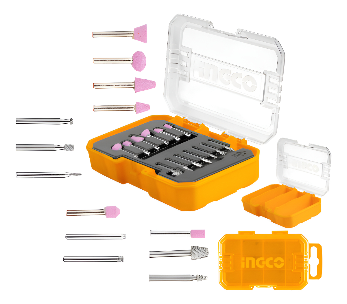 Set 13 Piezas Accesorios Mini Torno Ingco Akmg2013