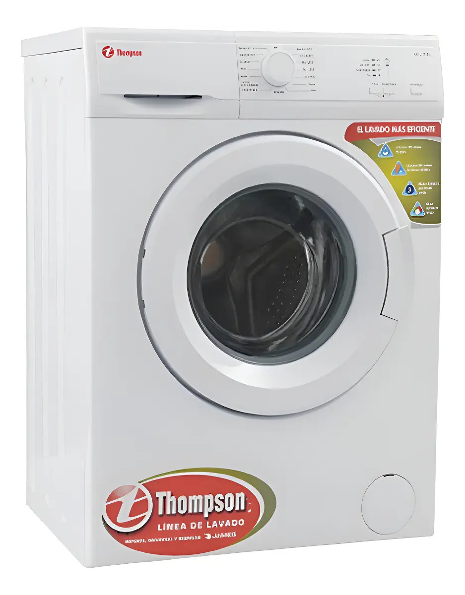 Lavarropas Automático 6kg Thompson Lr 611 Blanco