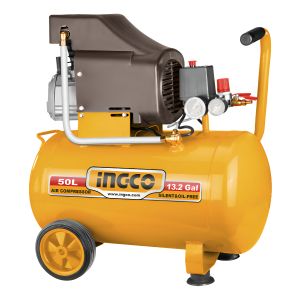 Compresor De Aire 50l 2.5hp 220-240v 96db Ingco Ac255016 Amarillo 50hz/60hz Bifásica