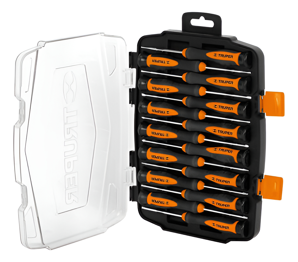 Juego 15 Destornilladores Largos De Precisión Truper Joy-15l