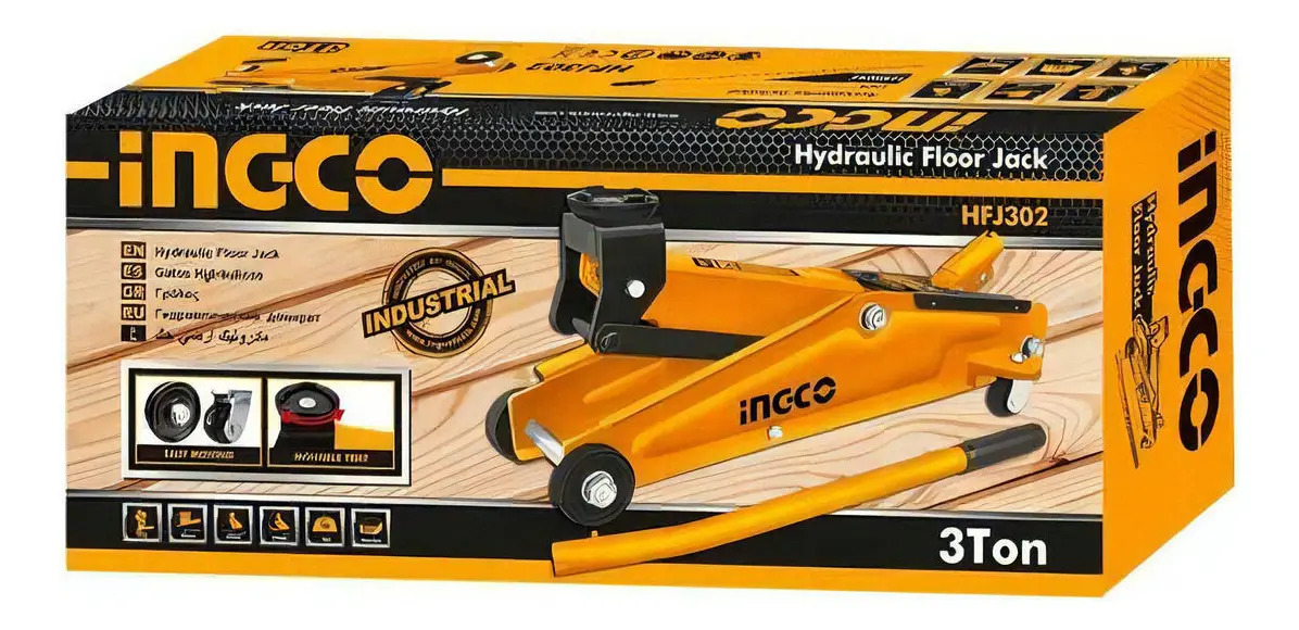 Gato Carro 3ton Ingco Hfj302 - Imagen 3