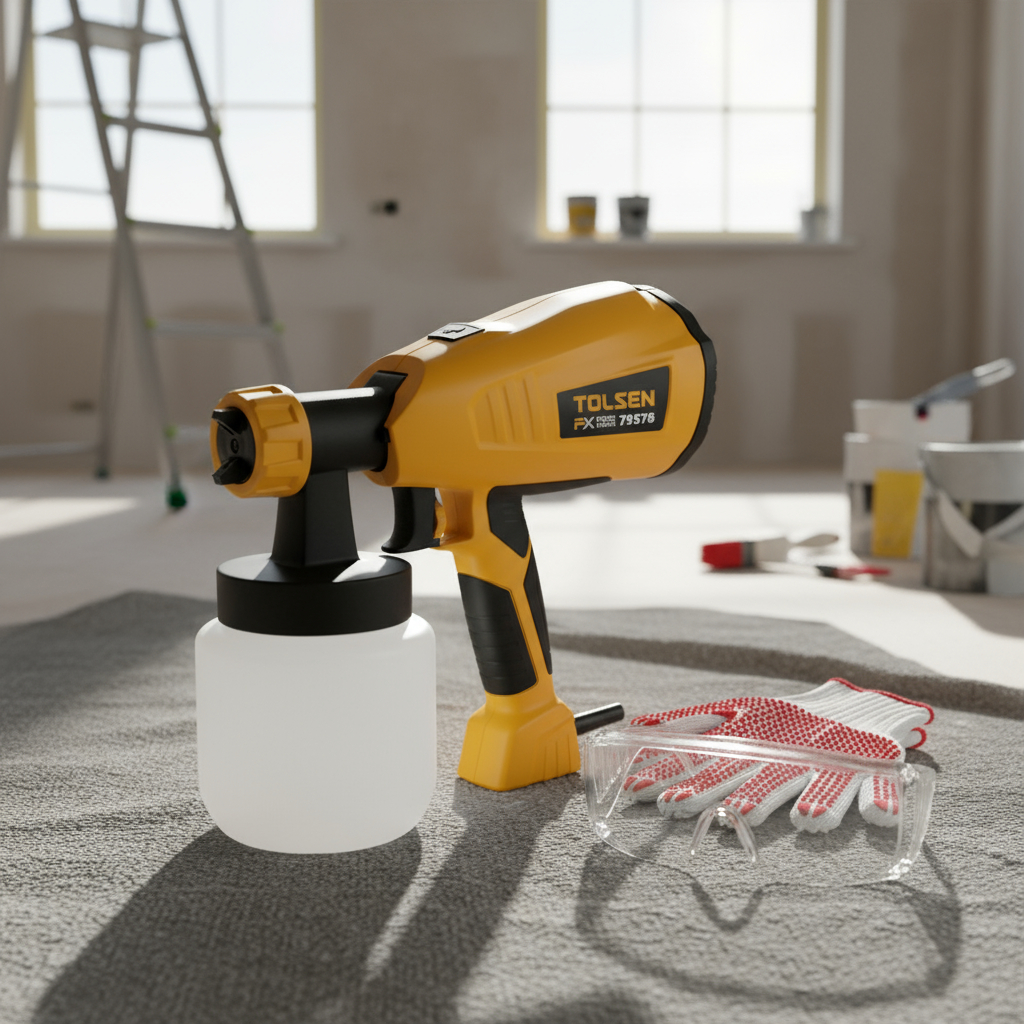 Pistola Pulverizadora Para Pintar Tolsen 400w 800ml 1.8/2.6 - Imagen 2