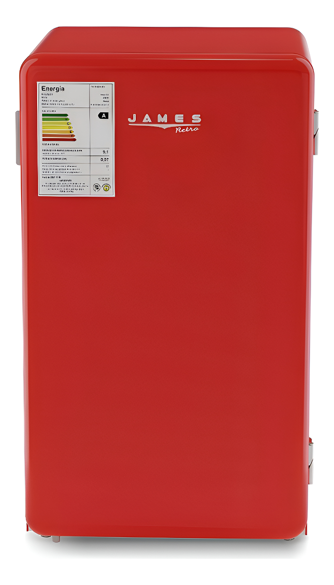Frigobar 1 Puerta James Rj 90 M Rojo 102 L