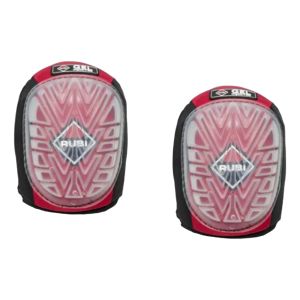 Rodilleras De Trabajo Rubi Profesional Gel Silicona Ergonomía Modelo 81998 Rojo/ Negro 0