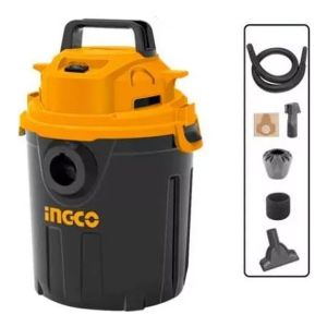 Aspiradora 10lt Seco Humedo Tanque Plastico Ingco Vc10101 Negro