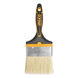 Pincel Profesional Ingco 100mm 4 Pulgadas Ingco Chptb8704 Cerdas Negro Con Amarillo