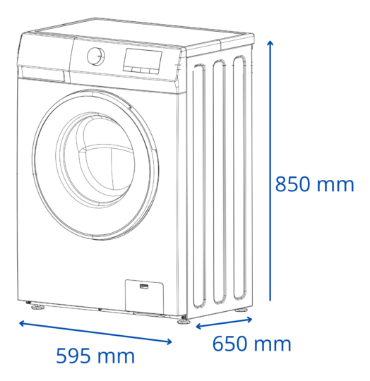 Lavasecarropas James 34361 10.5kg 7kg Lse 1016 G3 - Imagen 3