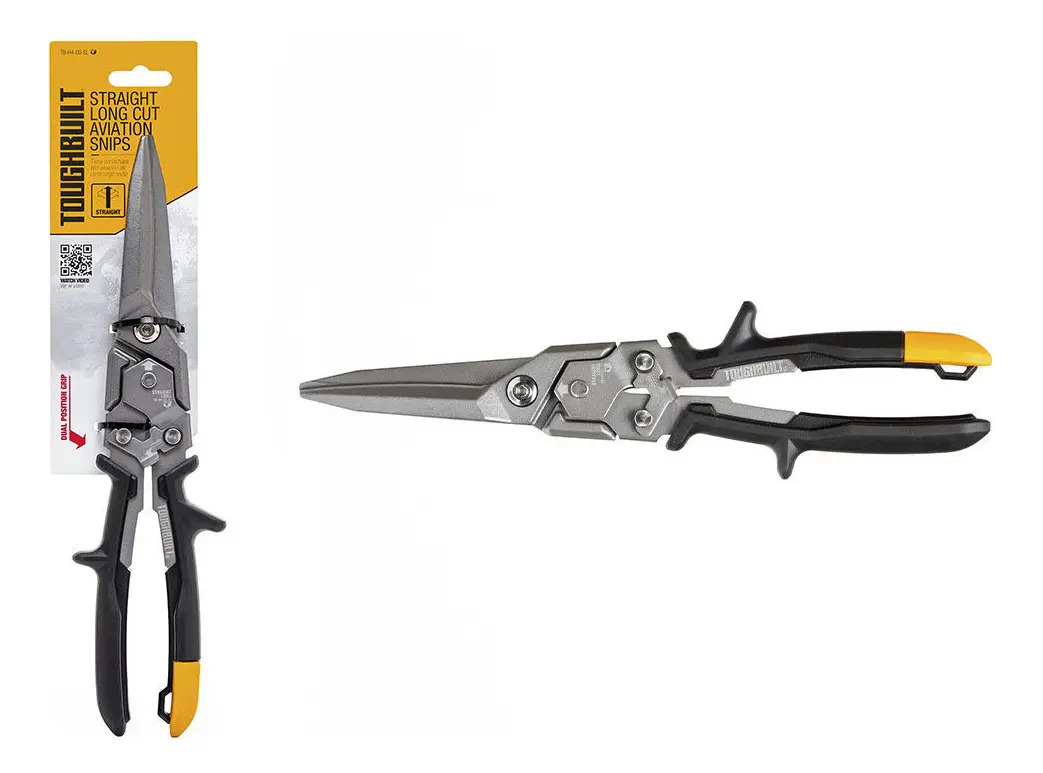 Tijera Chapista 30cm Recta Larga Tb-h4-60-sl Toughbuilt