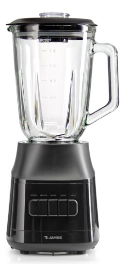 Licuadora James Ljvn Negra 600w 1,5l Jarra Vidrio - Imagen 3