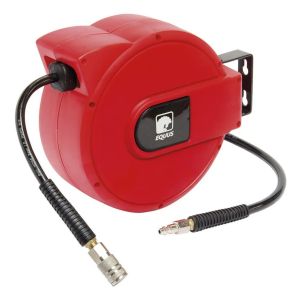 Manguera Con Carretel Retráctil Para Aire Comprimido 8m Equu