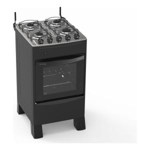 Cocina A Supergas Futura Selecta Negra