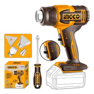 Pistola De Calor 20v S/ Bateria Ni Cargador Ingco Hgli2006