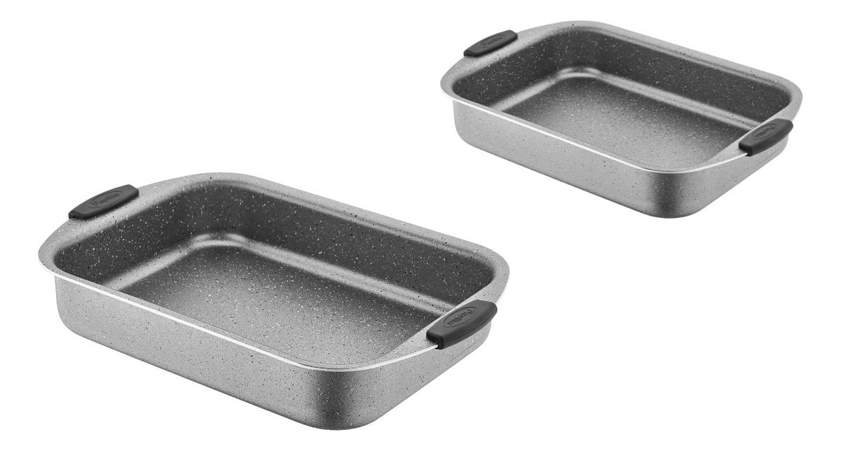 Juego 2 Asaderas Rectangulares Fred Papilla 22 Y 25 - Imagen 3