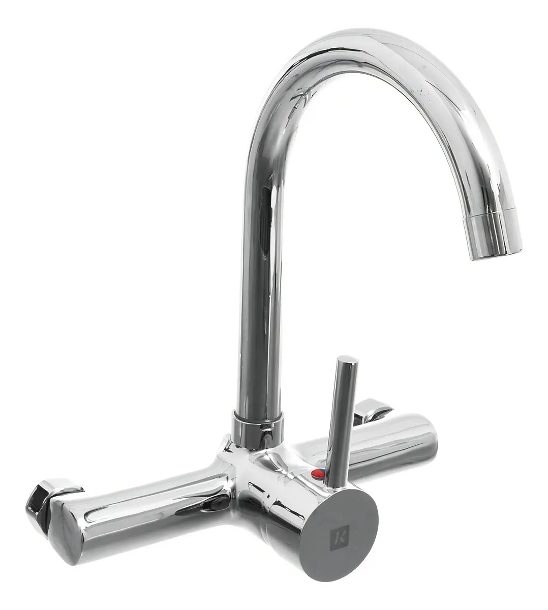 Grifo Monocomando Cocina Pared Rimontti 50896 Pico Alto Giratorio