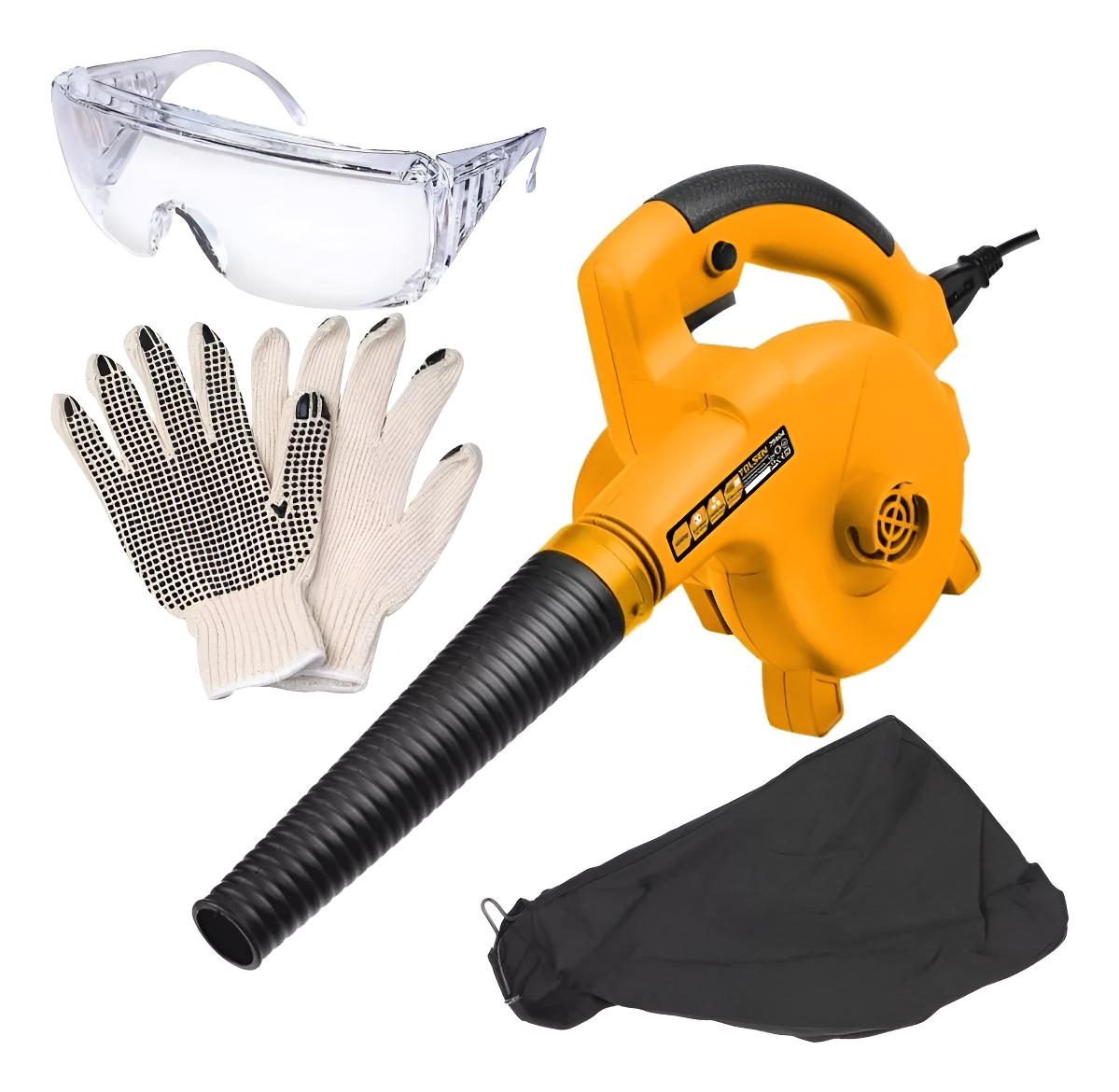 Sopladora/aspiradora Tolsen 13000rpm 3.0m3/min 400w 50hz Kk