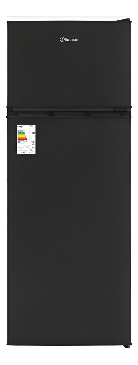 Heladera Thompson Rth-210 Con Freezer 213l Dark Silver