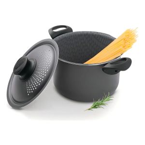 Olla Pastas Cacerola Teflon Tramontina Tapa 24 Cm 7,3 Lts