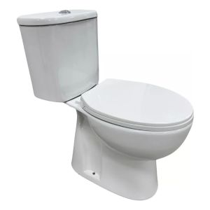 Water Inodoro Con Mochila Doble Descarga Tapa Salida 25 Cm