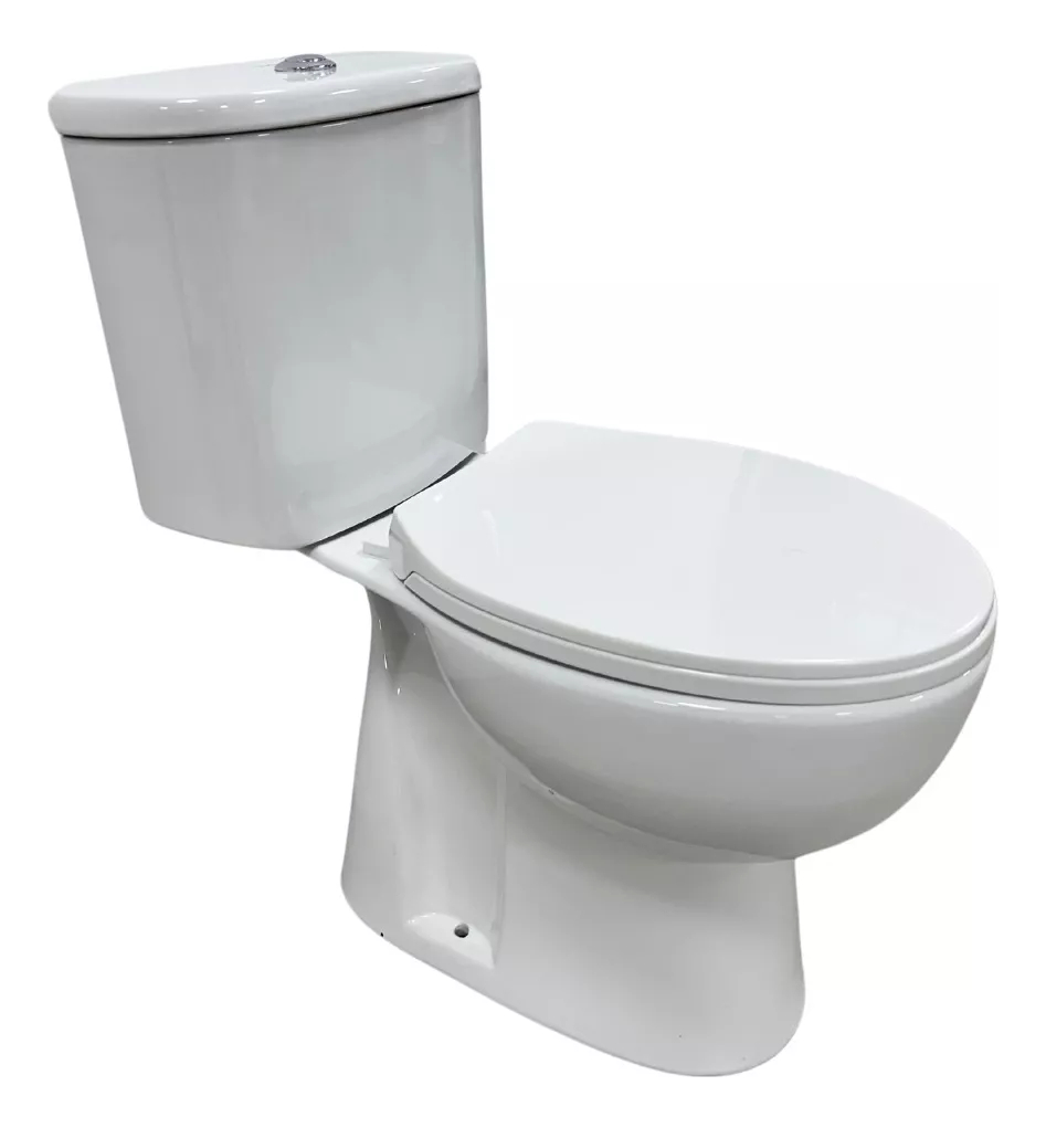 Water Inodoro Con Mochila Doble Descarga Tapa Salida 25 Cm