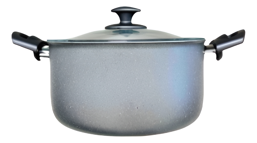 Olla Alta 20cm Antiadherente Papilla Línea Fred Con Tapa