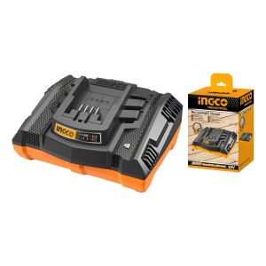 Cargador Rapido 20v 4.0ah (1hr) Y 2.0ah Ingco Fcli2003